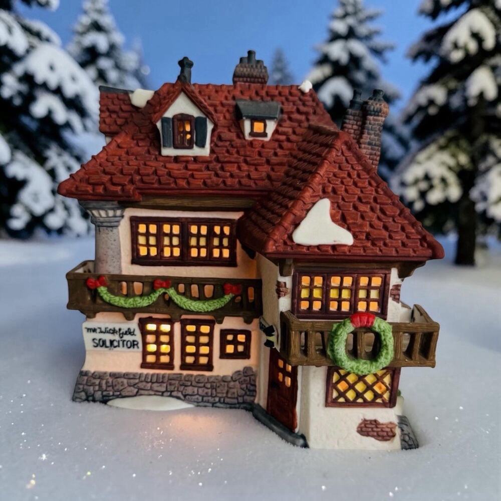 Vintage 1989 Dept 56 “Mr. Wickfield Solicitor” David Copperfield Dickens Village